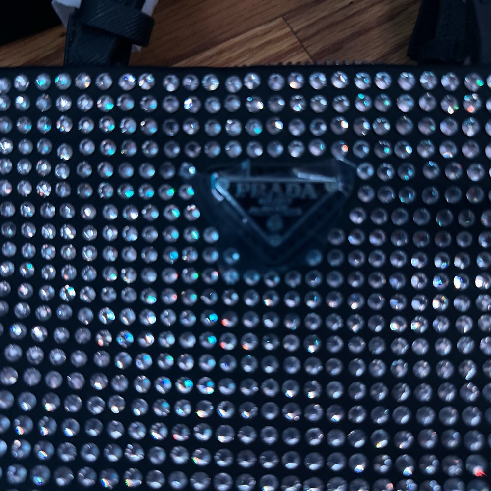 NIB rhinestone embellished boutique crossbody satchel